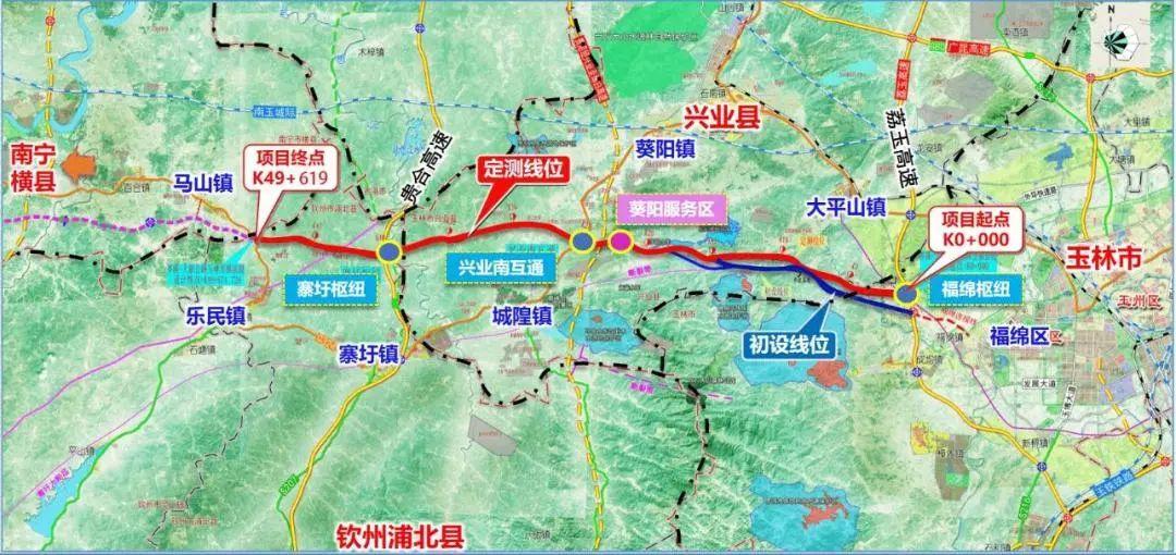 广西高速公路最新地图概览